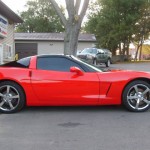 Red Corvette Before